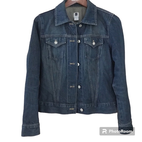 GAP Factory Jackets & Blazers - Gap Factory Medium Wash Classic Denim Jacket Lighter Weight Women's Size M